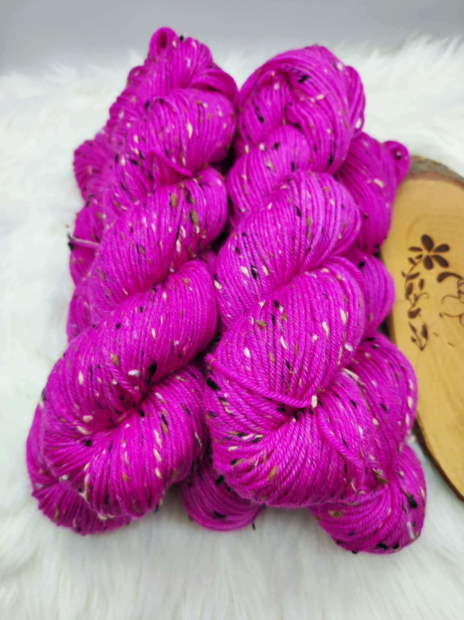 Tweed Wolle Merino Pink