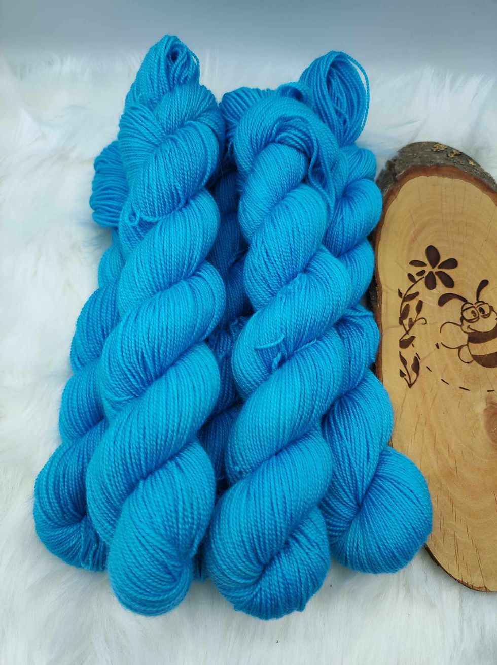 Merino Lace Wolle hellblau