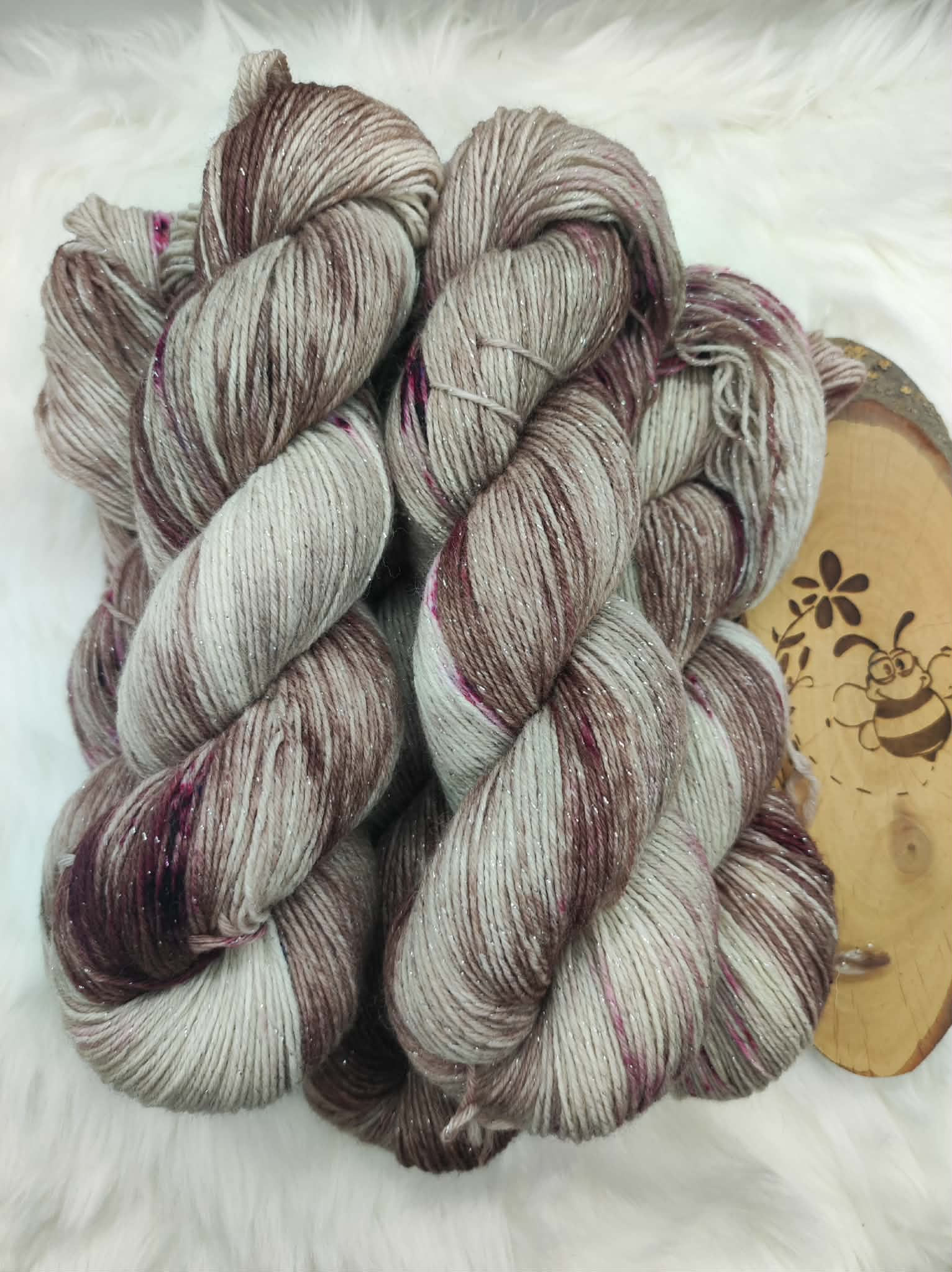 Handgefärbte Sockenwolle