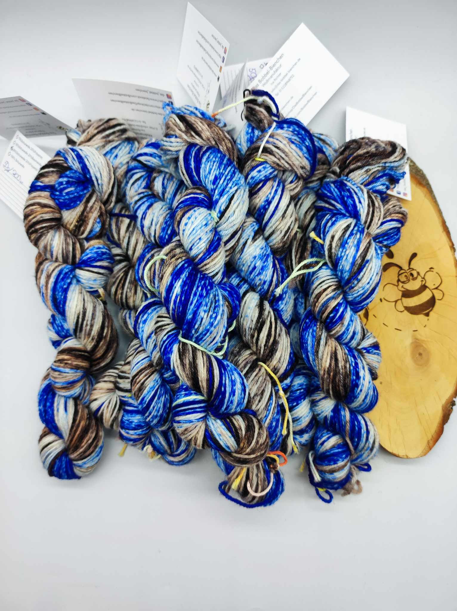 Handgefärbte Sockenwolle Ombre