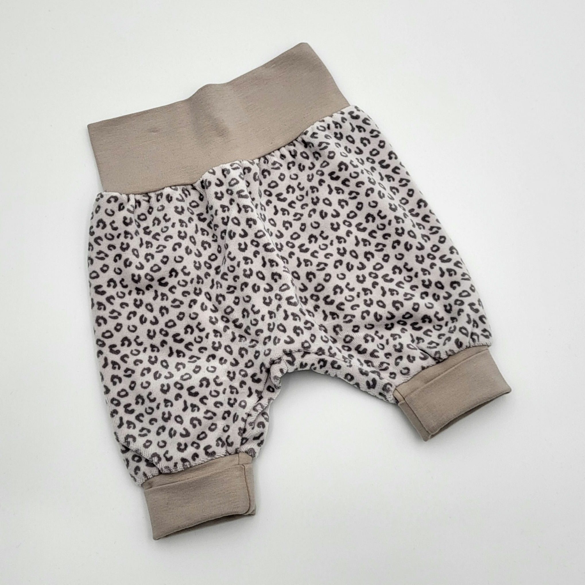 Pantalon CHAUD - Léopard gris doudou