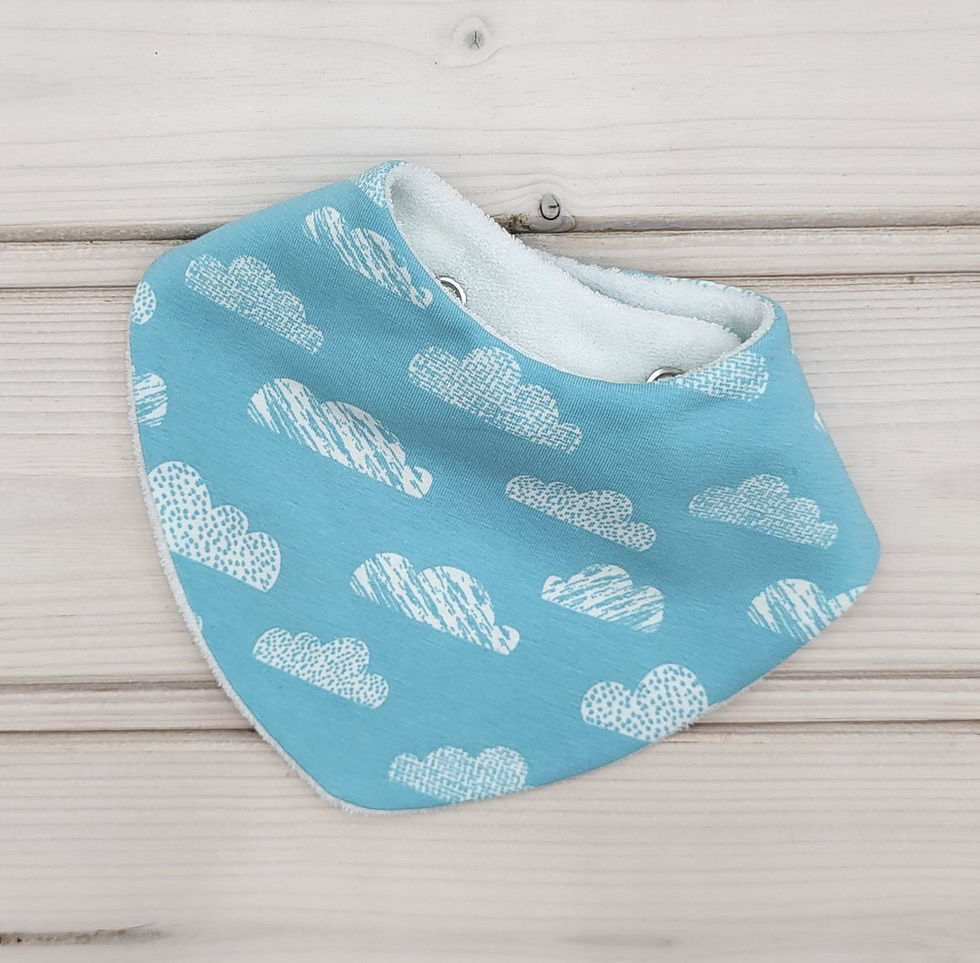 Miniature : Bavoir - Doux nuages