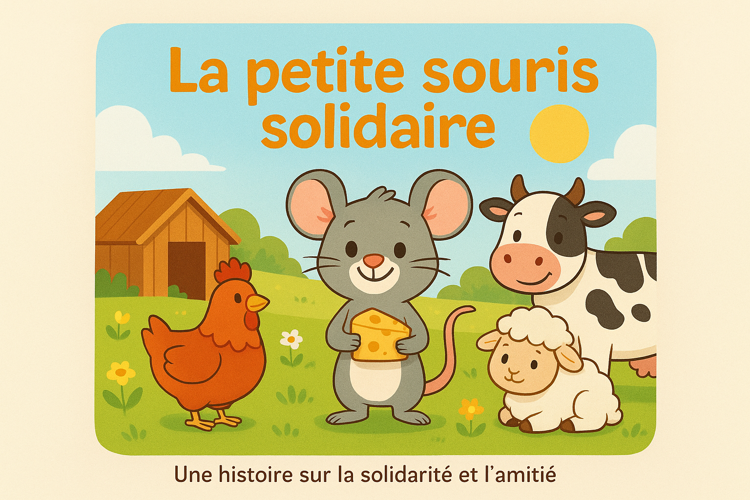 La petite souris solidaire – Une histoire sur la solidarité et l’amitié