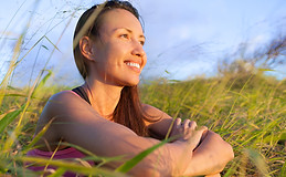 Woman Relaxing Outdoors