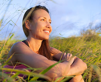 Woman Relaxing Outdoors