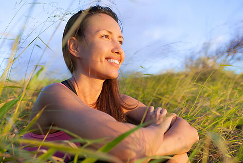 Woman Relaxing Outdoors