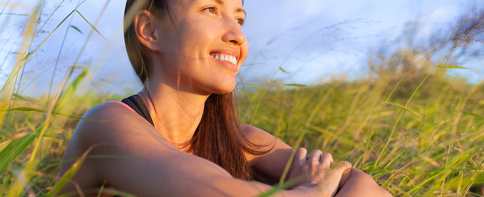 Woman Relaxing Outdoors