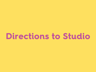 Directions to studio