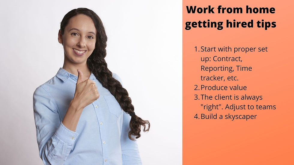 Virtual assistant getting hired tips