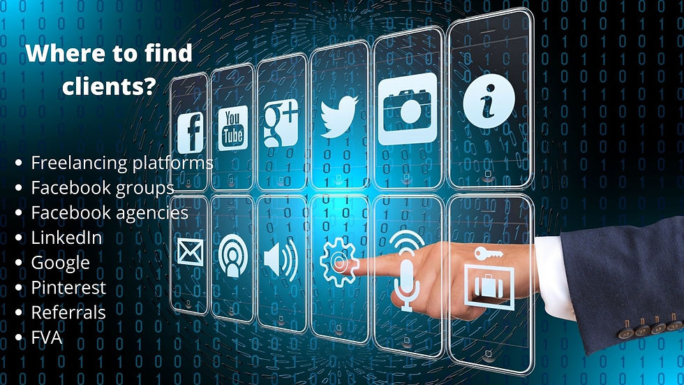 finding clients for virtual assistant