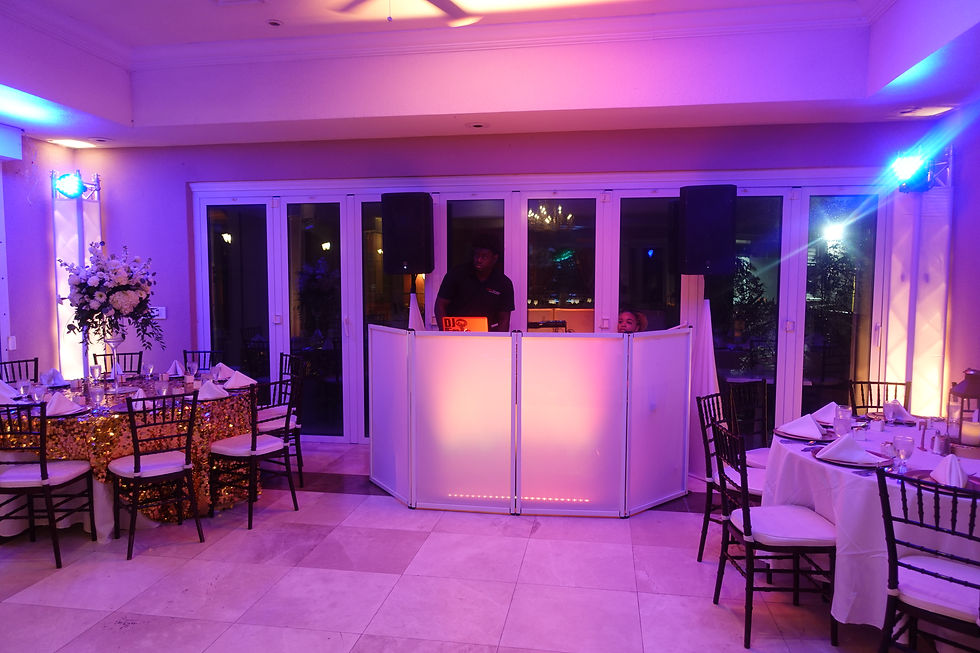 E2 Wedding Dj Lighting Setup
