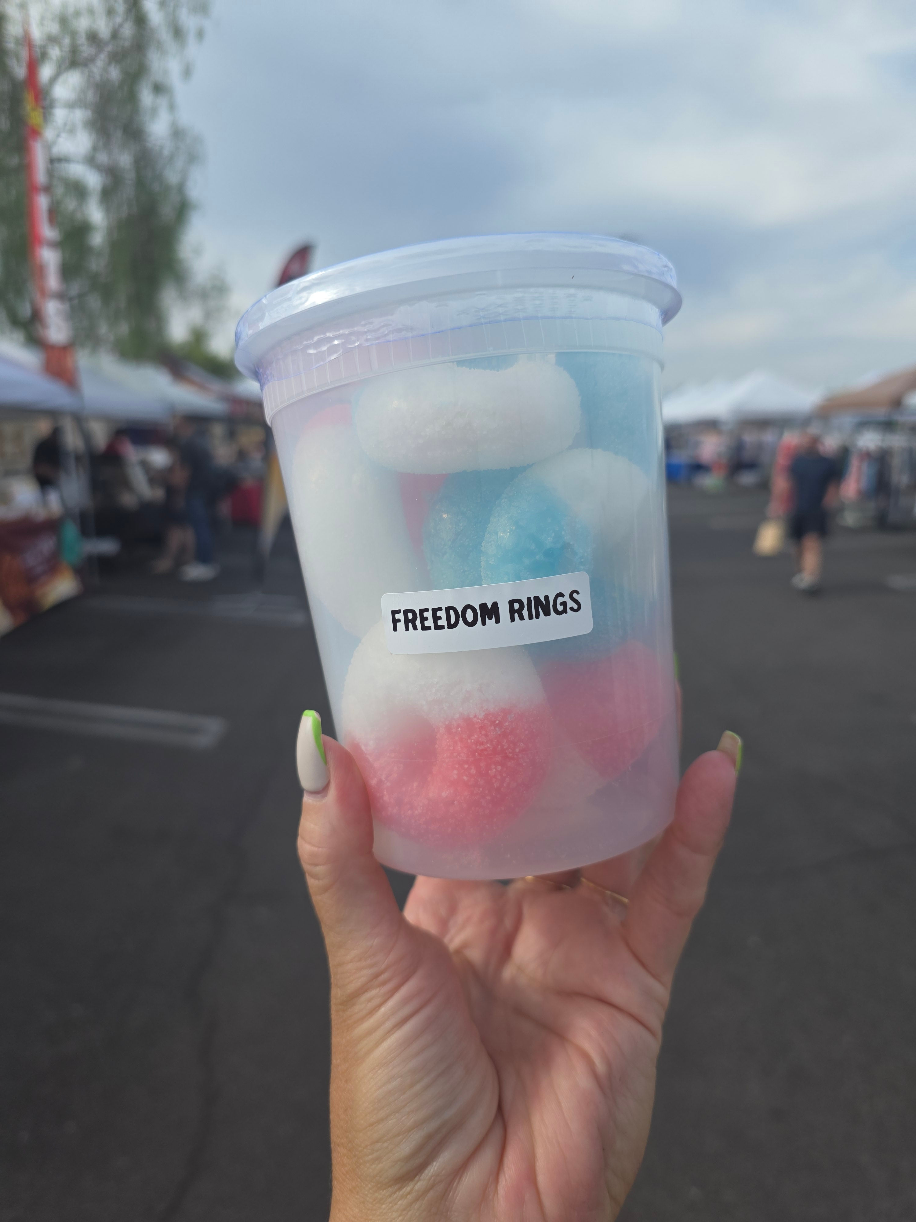 Freedom Rings - Cherry & Blue Raspberry