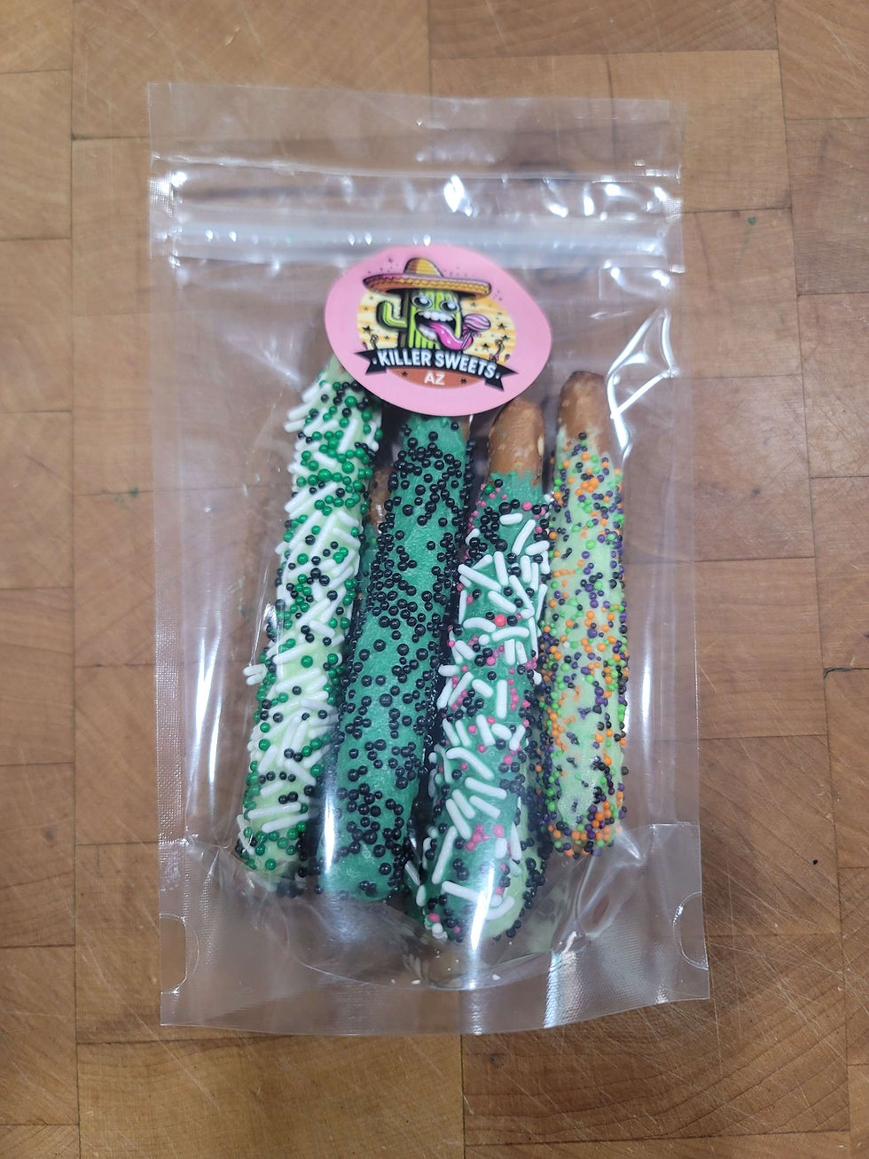 Chocolate Covered Pretzel Sticks - Mini's