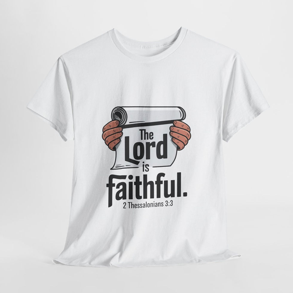 Thumbnail: Lord is Faithful - Unisex Heavy Cotton Tee