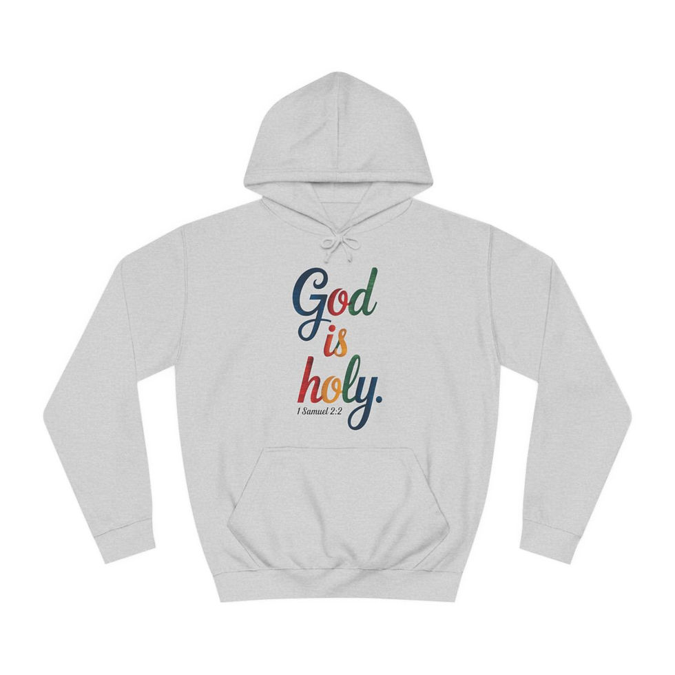 Thumbnail: God is holy - Unisex College Hoodie