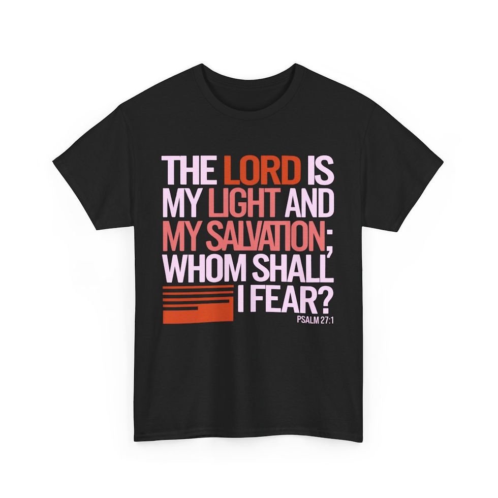 Thumbnail: Lord is my light - Unisex Heavy Cotton Tee