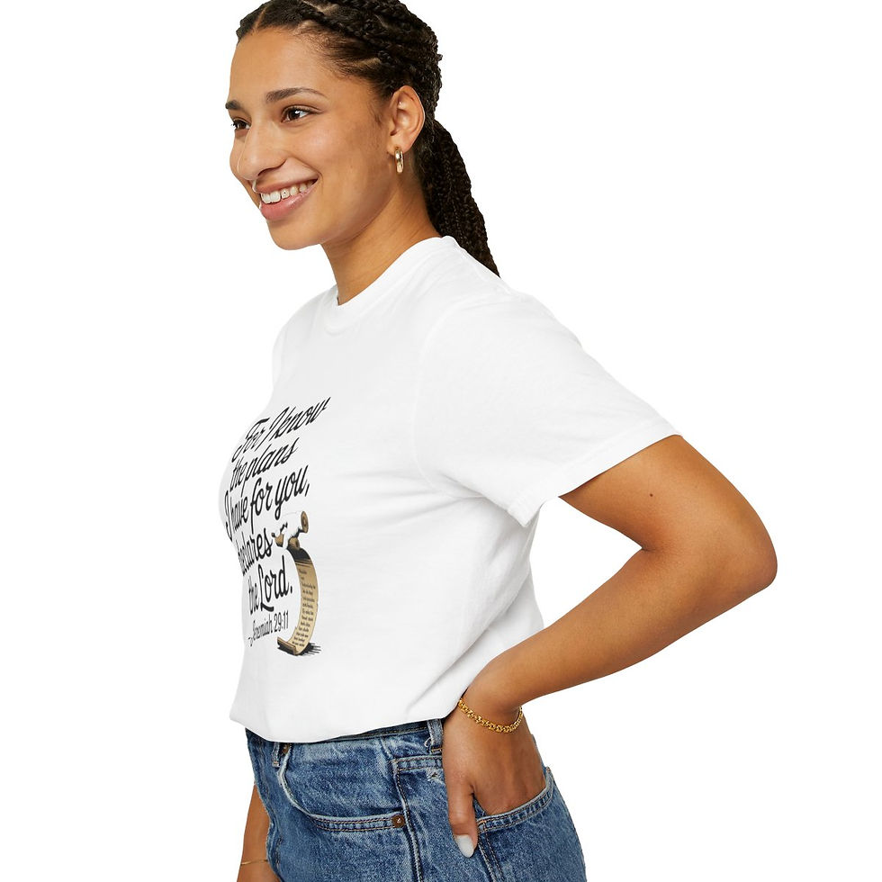 Thumbnail: Declares the Lord - Unisex Garment-Dyed T-shirt