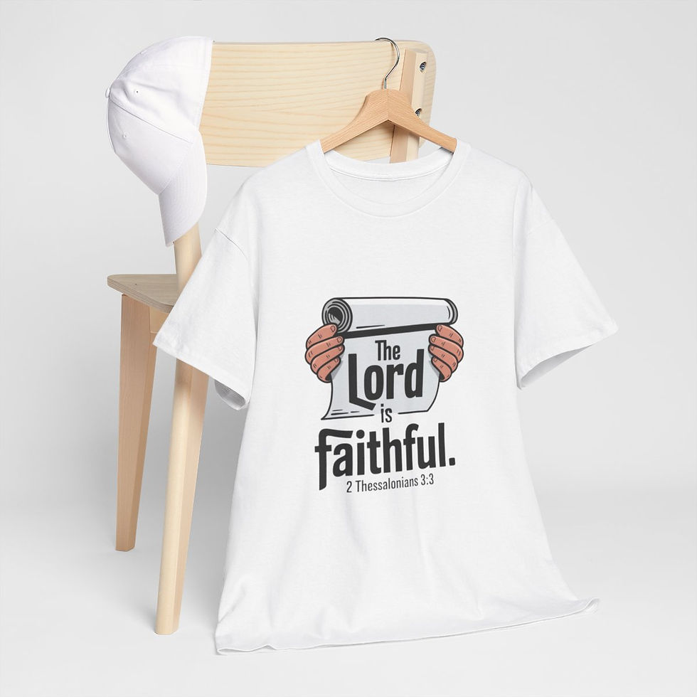 Thumbnail: Lord is Faithful - Unisex Heavy Cotton Tee