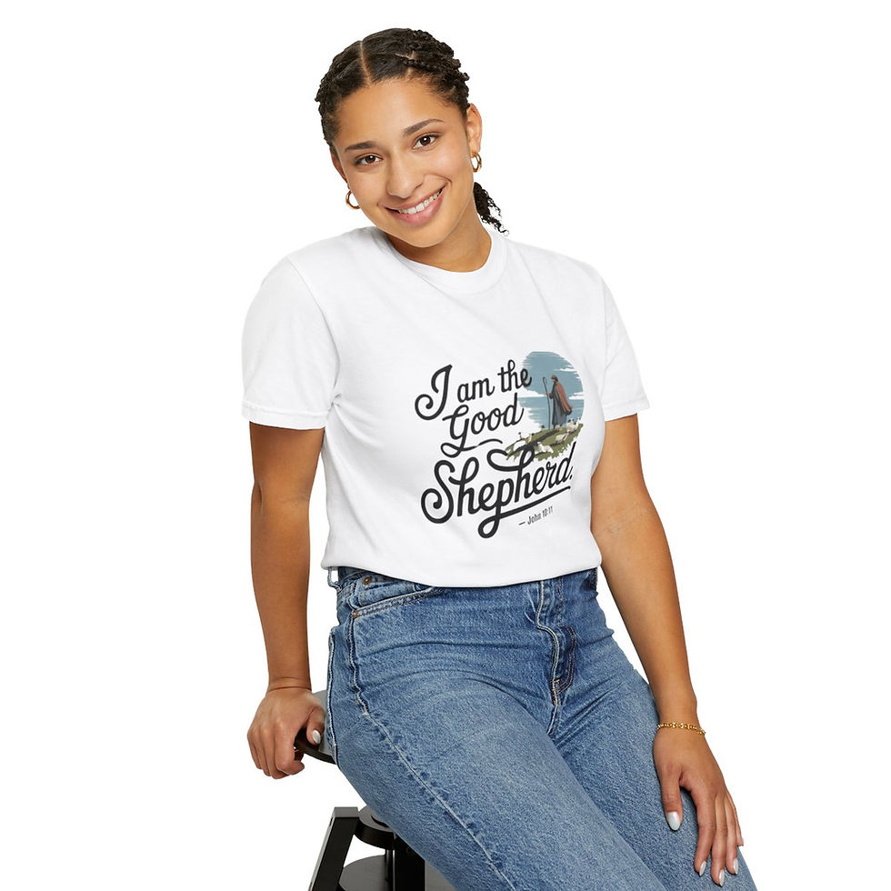 Thumbnail: Iam the Good - Unisex Garment-Dyed T-shirt