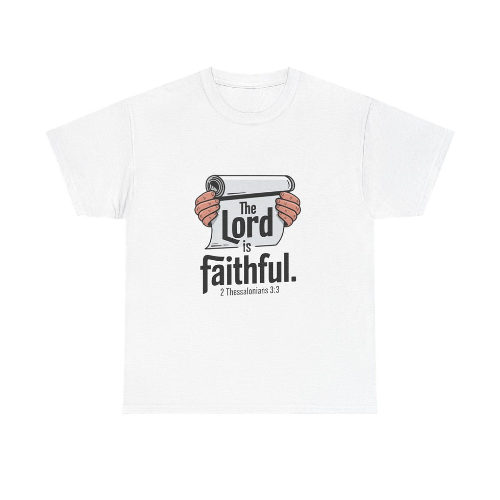 Thumbnail: Lord is Faithful - Unisex Heavy Cotton Tee