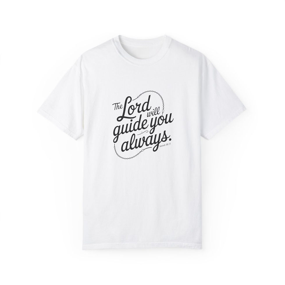 Thumbnail: Lord Guide You Always - Unisex Garment-Dyed T-shirt