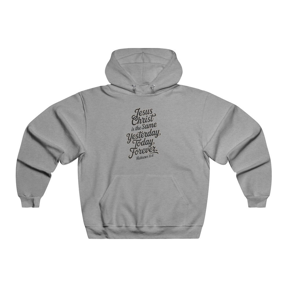 Thumbnail: Jesus Christ is the same yesterday - Men's NUBLEND® Hooded Sweatshirt