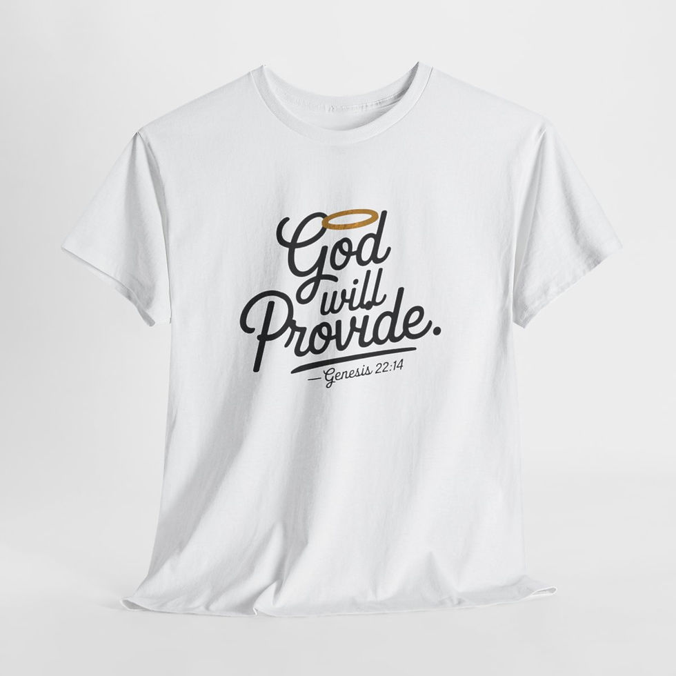 Thumbnail: God will Provide - Unisex Heavy Cotton Tee