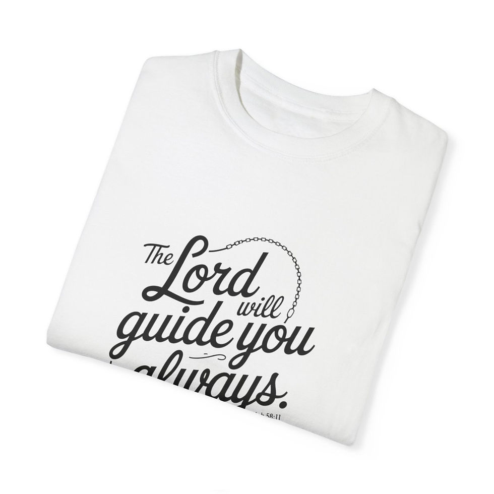 Thumbnail: Lord Guide You Always - Unisex Garment-Dyed T-shirt
