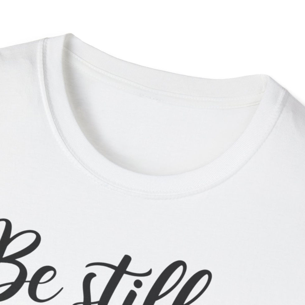 Thumbnail: Be Still - Faith Quote - Unisex Softstyle T-Shirt