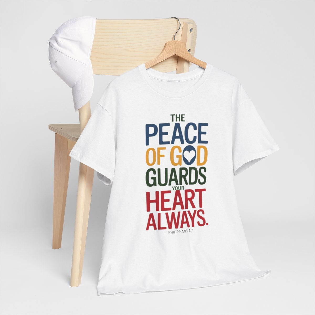 Peace of God - Faith Quote - Unisex Heavy Cotton Tee