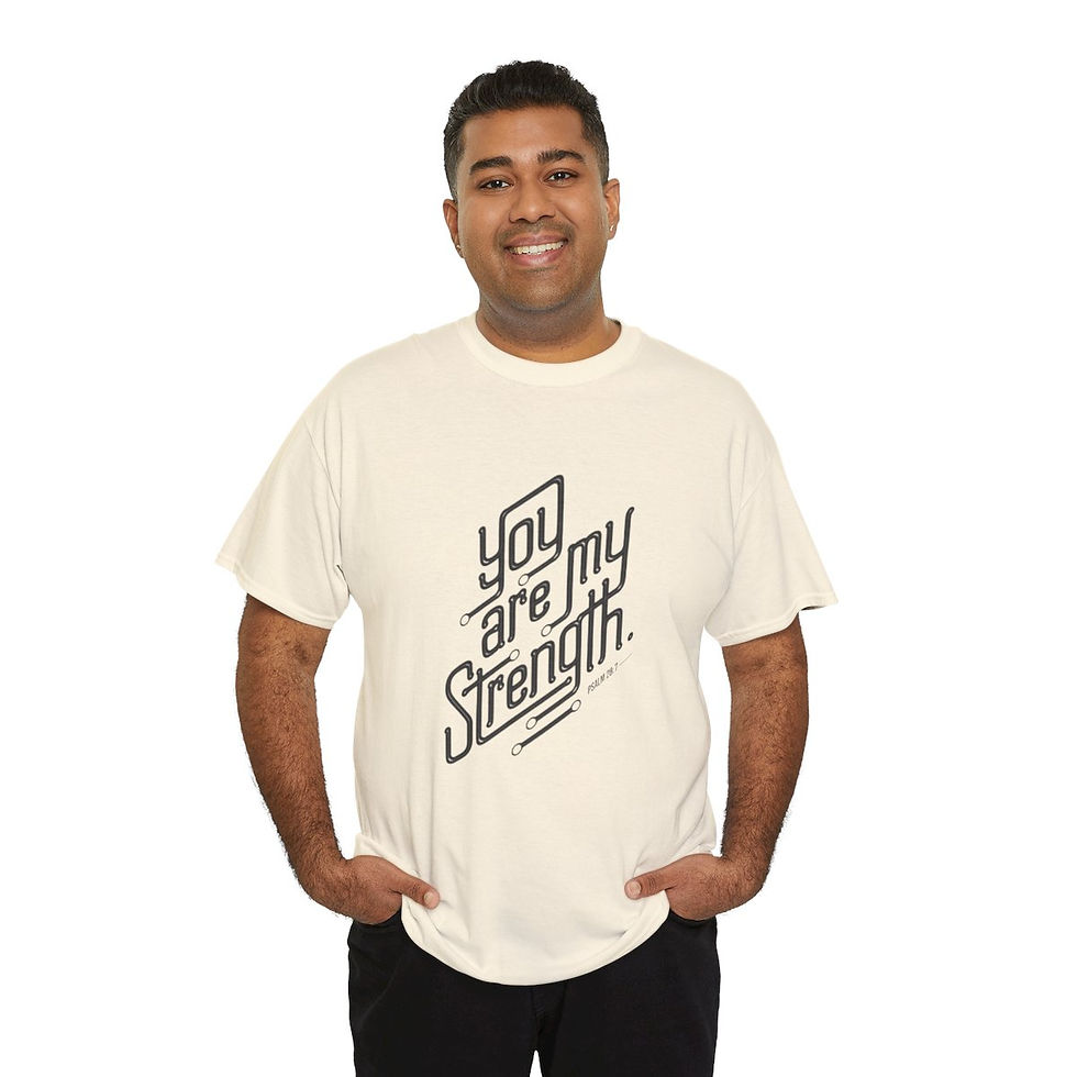 Thumbnail: You are my Strength - Unisex Heavy Cotton Tee