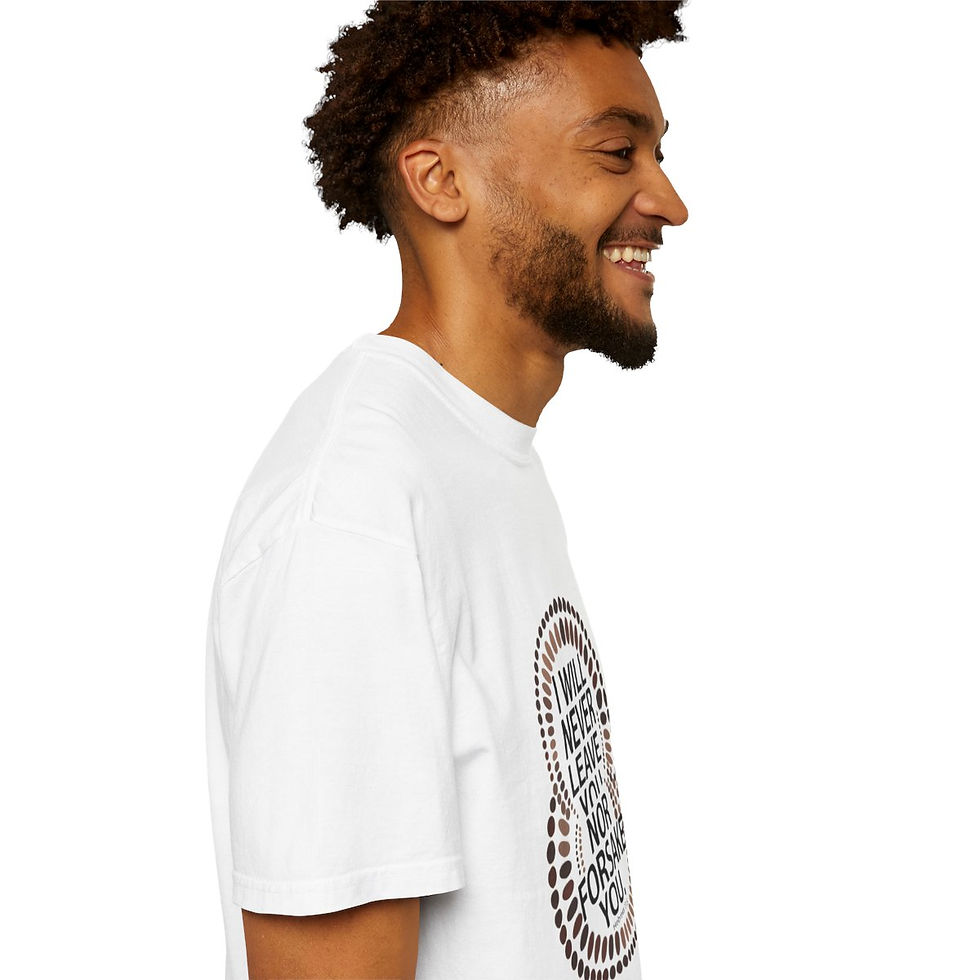 Thumbnail: I will never leave you nor forsake you - Unisex Garment-Dyed T-shirt