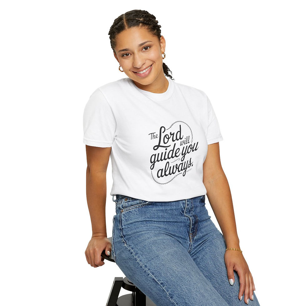 Thumbnail: Lord Guide You Always - Unisex Garment-Dyed T-shirt