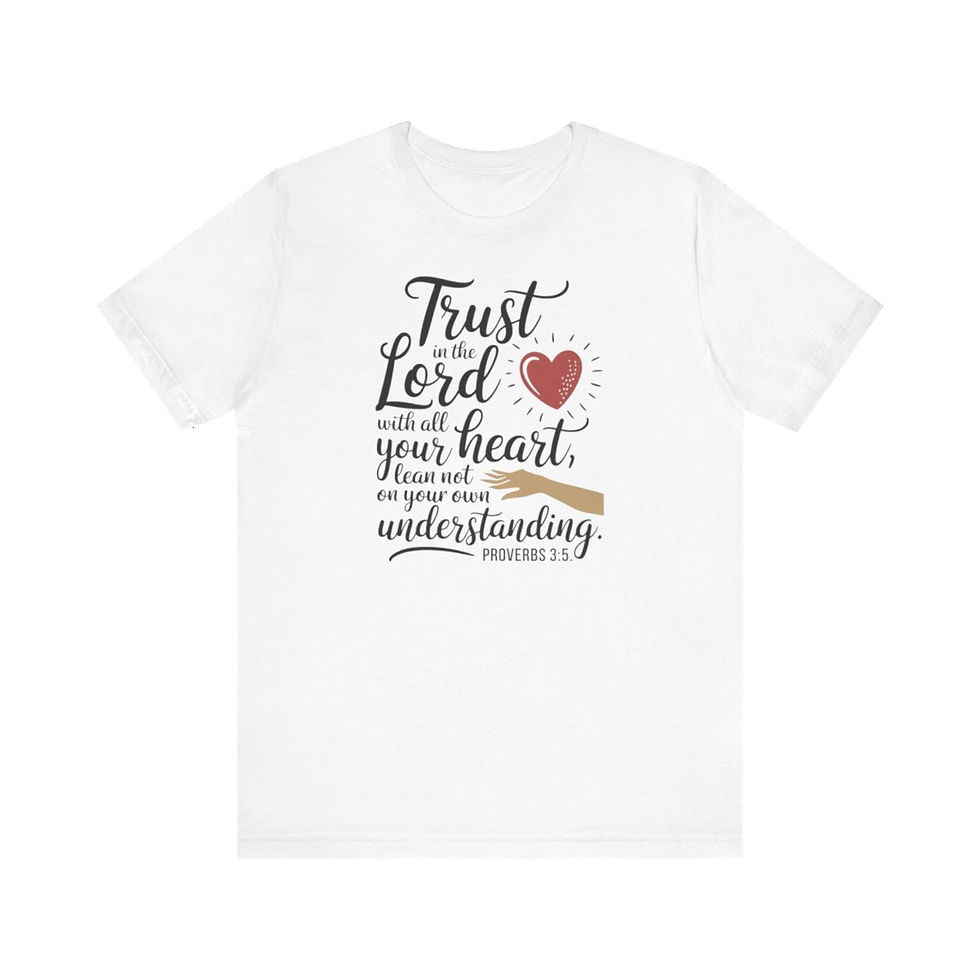 Thumbnail: Trust in the Lord - Unisex Jersey Short Sleeve Tee