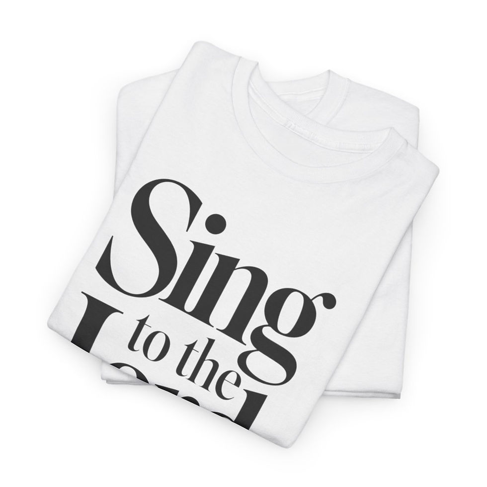 Thumbnail: Sing to the Lord - Unisex Heavy Cotton Tee