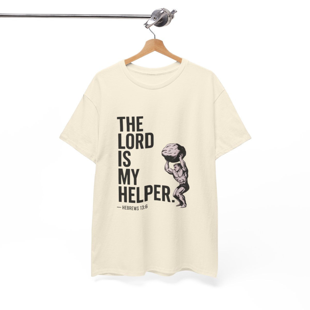 The Lord is my Helper - Unisex Heavy Cotton Tee