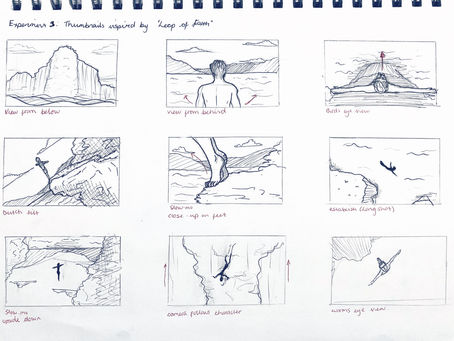 Experiment 3: storyboard