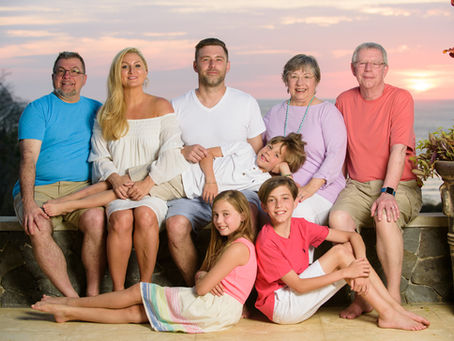Family Vacation Photo Shoot in Tamarindo