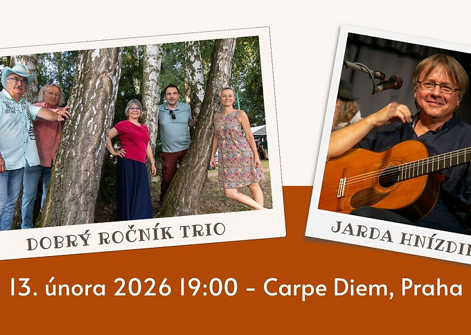 Dobrý ročník trio + Jarda Hnízdil v Carpe Diem