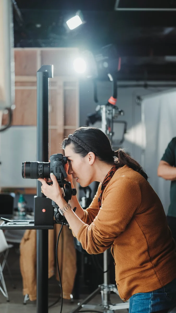 Cameraman Shooting