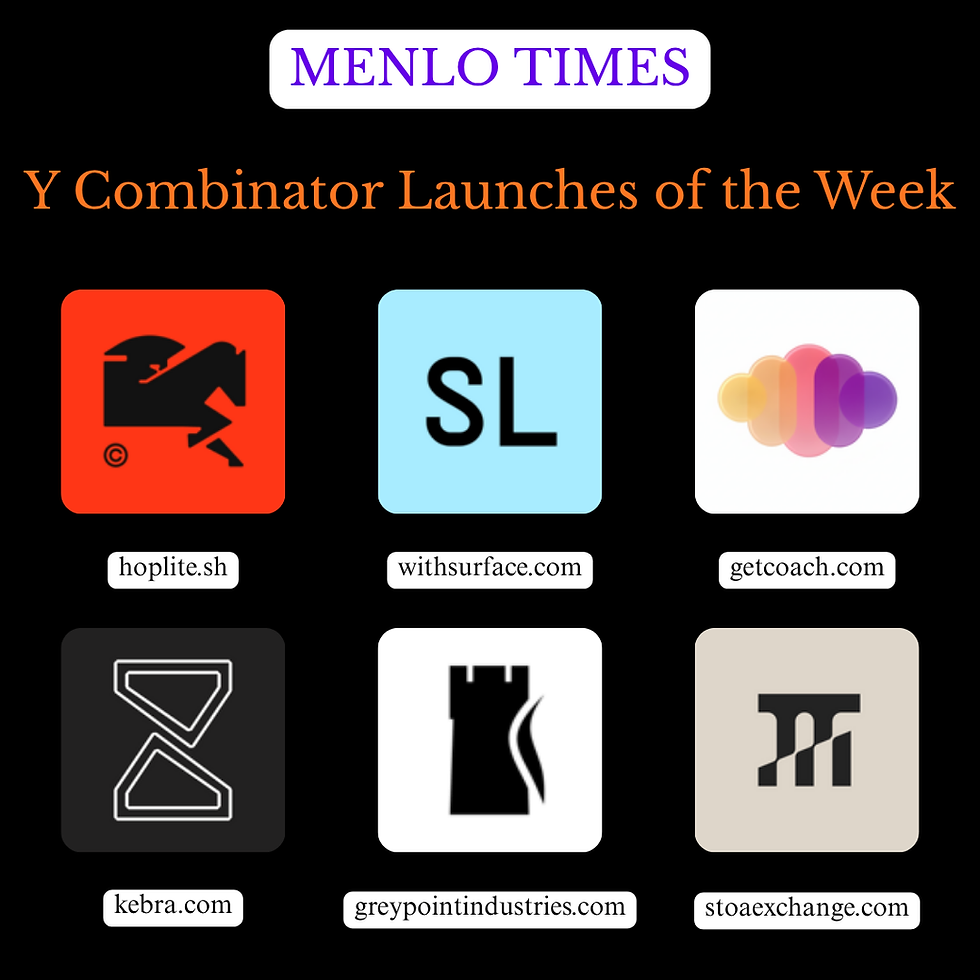 Y Combinator Launches of the Week