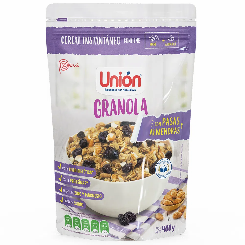 Granola - PASAS Y ALMENDRAS