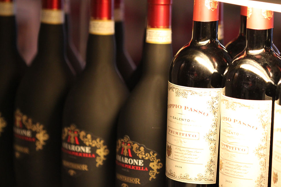 Wine bottles banner image