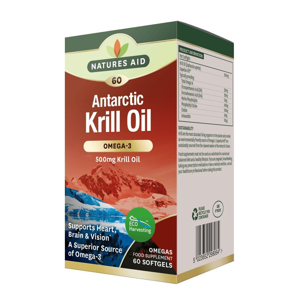 Natures Aid Krill Oil (60 soft gels)