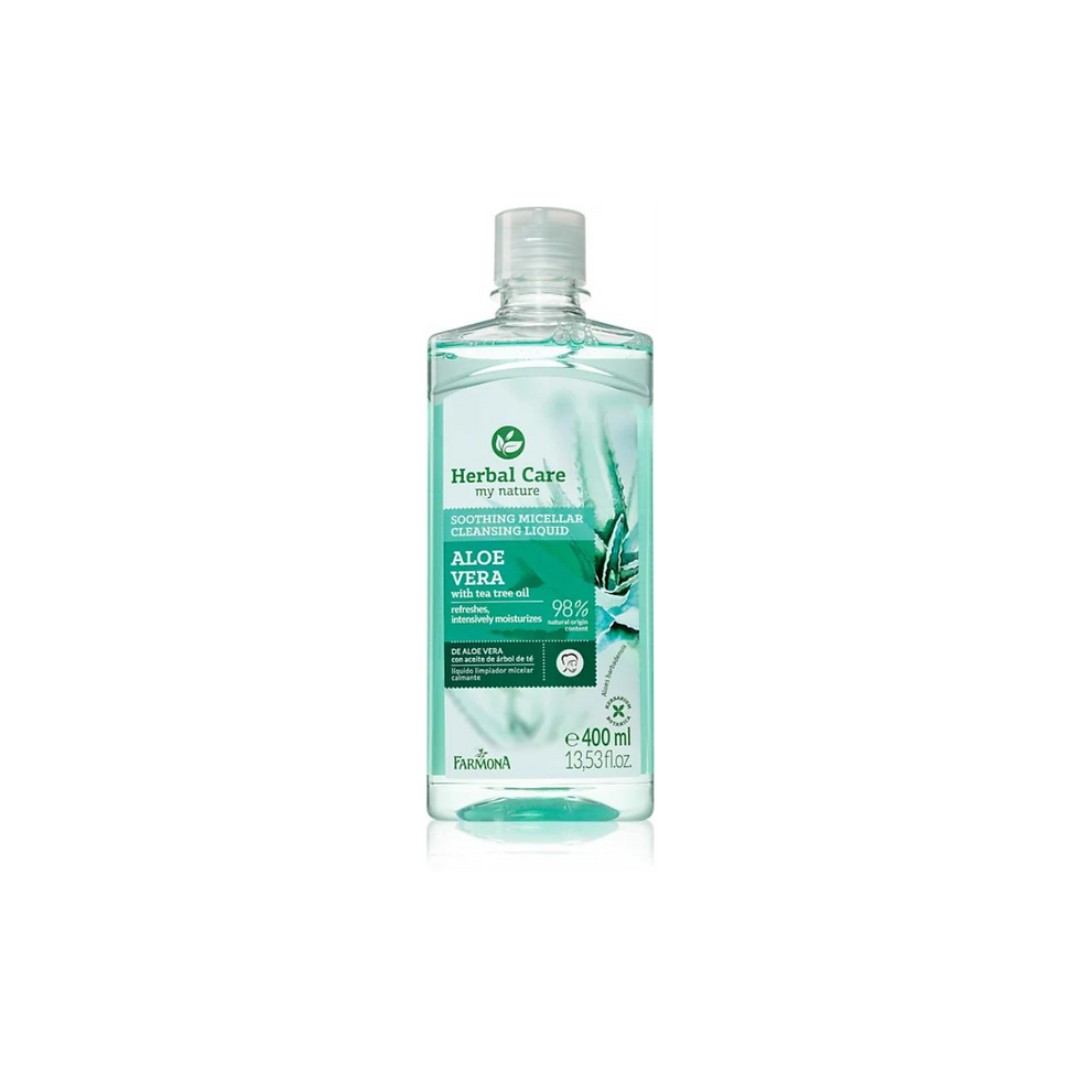 Herbal Care Aloe Vera Soothing Micellar Cleansing Liquid with Tea Tree Oil 400ml