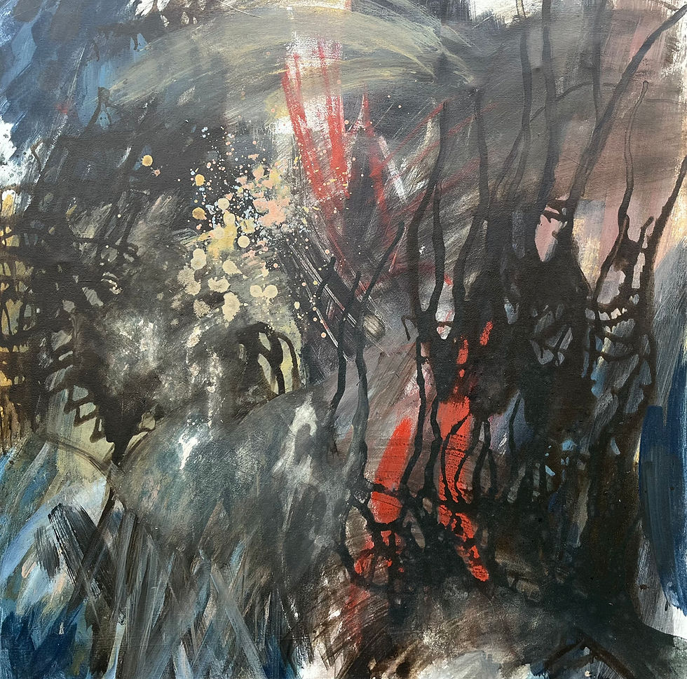 Winter Paintings & the importance of making work in season...