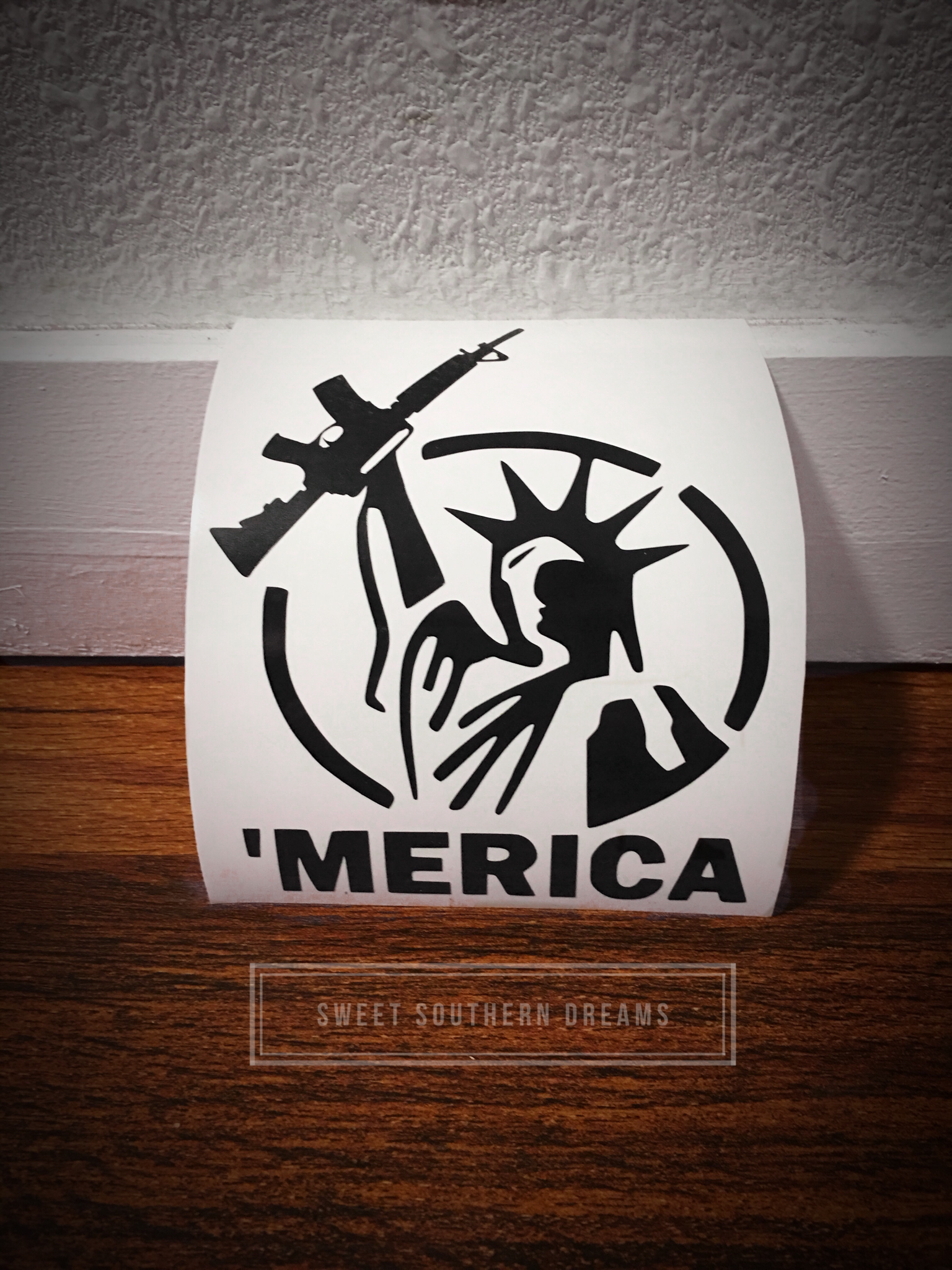 ‘MERICA Car Decal 