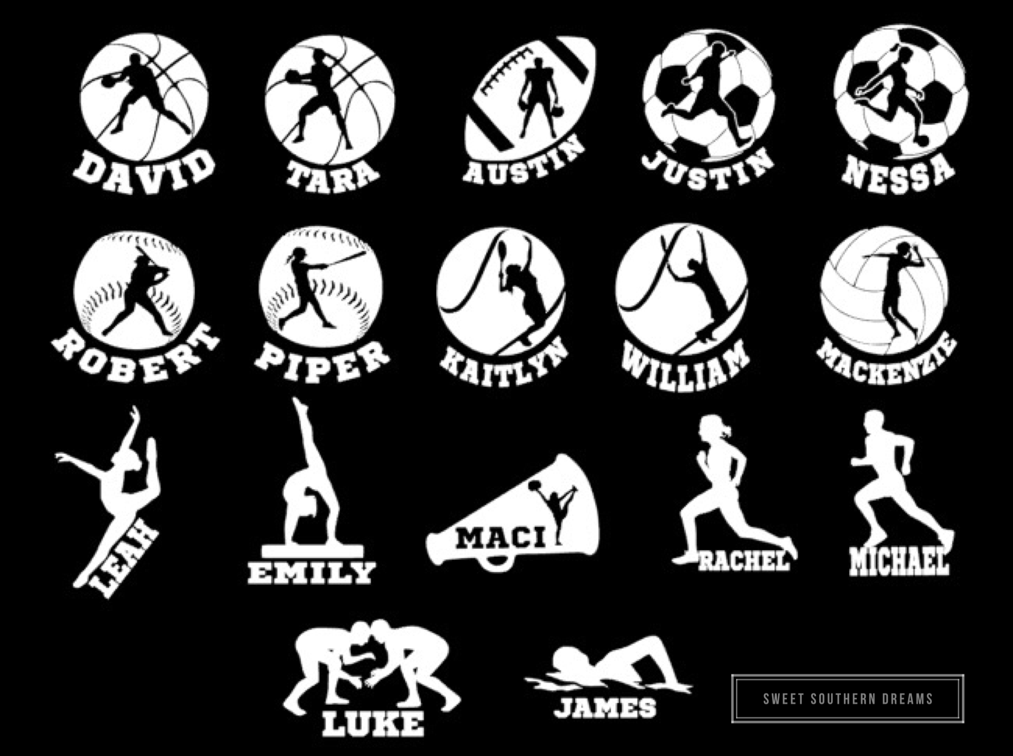 Sports Window Decals