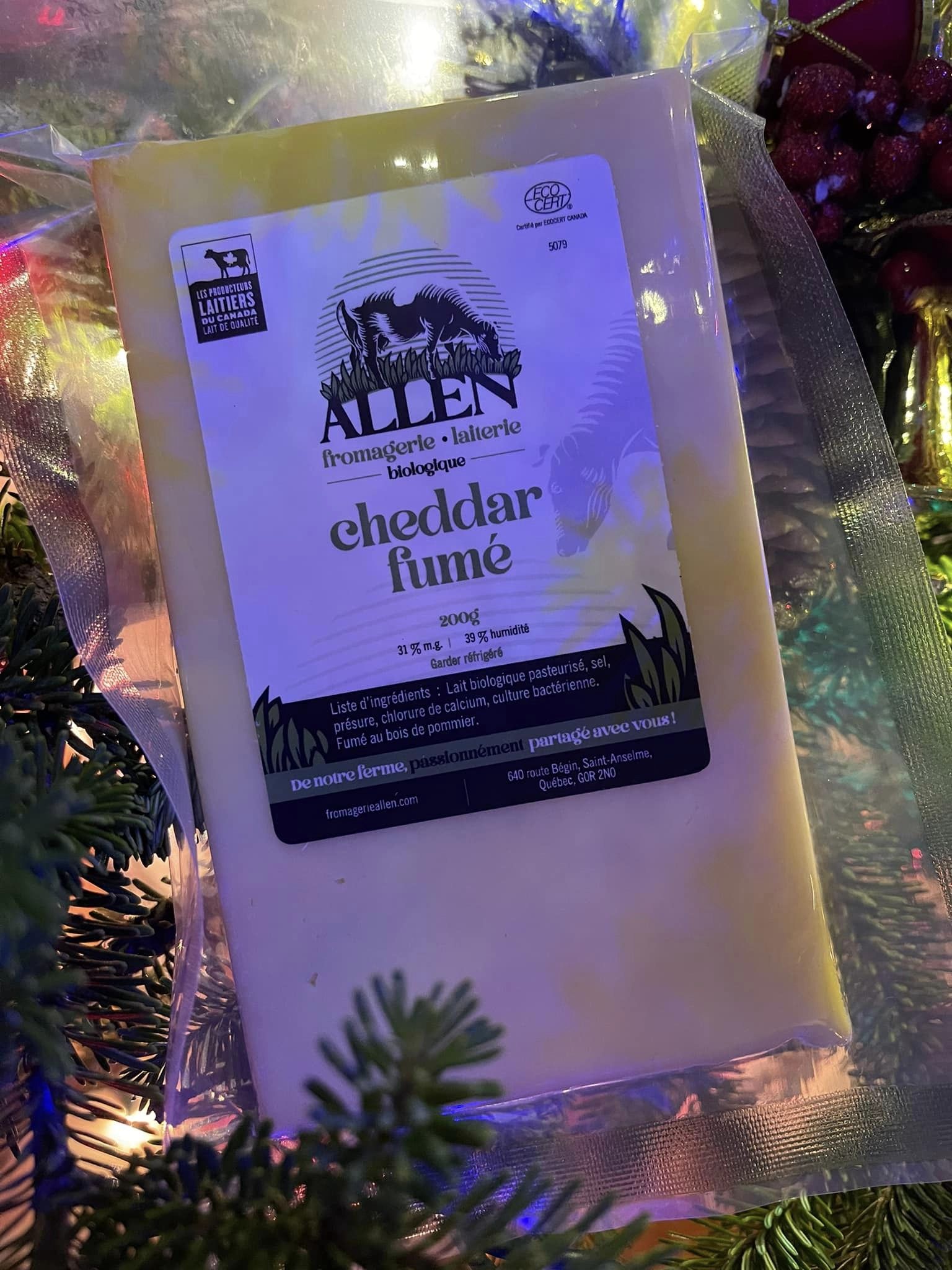 Fromage cheddar fumé (150g) bio