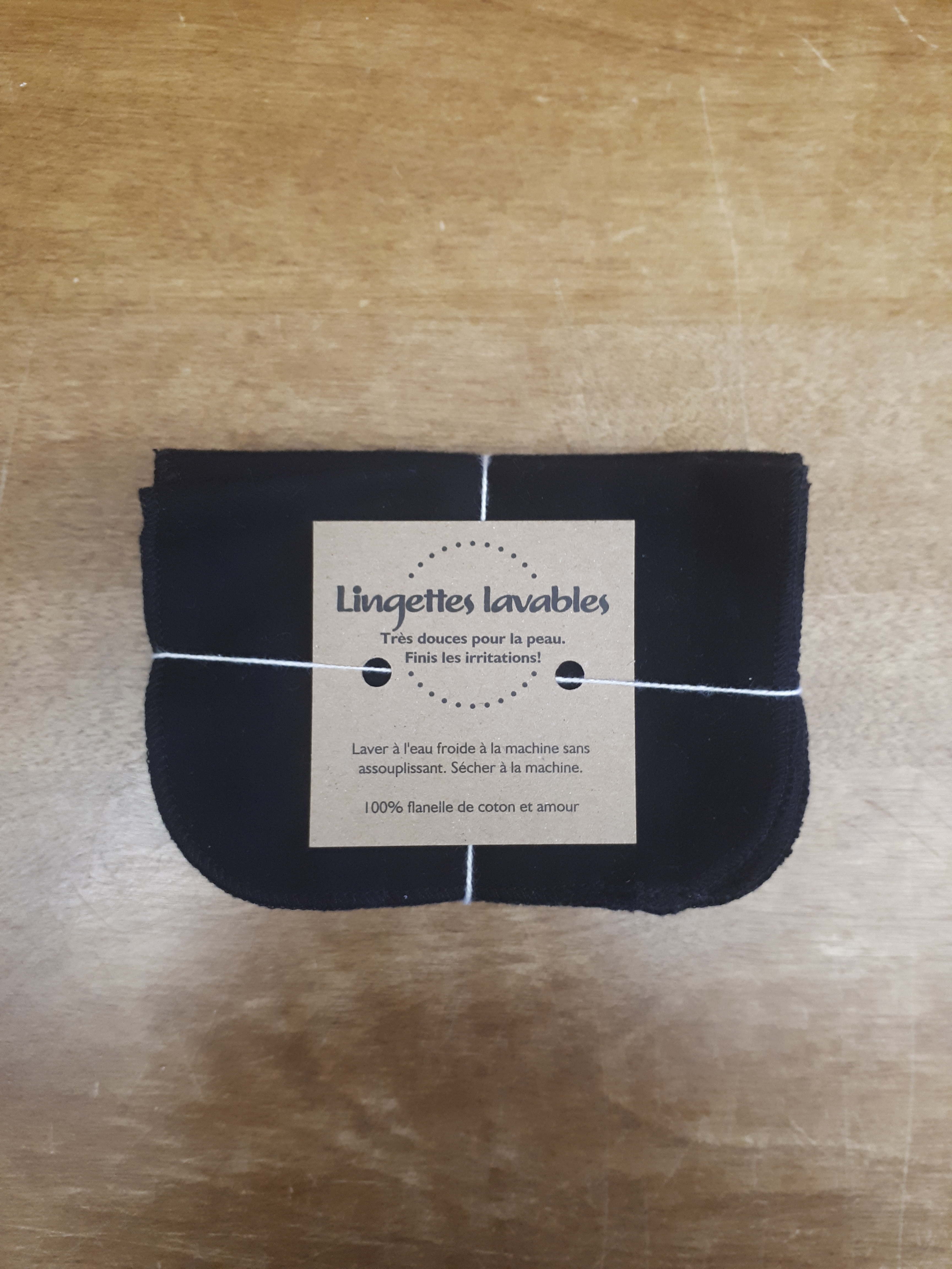 Ensemble de lingettes lavables (20)